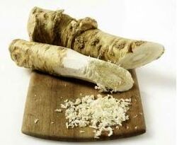 horseradish to compress from the pain of the joints